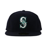 ニューエラ キャップ 59FIFTY シアトル マリナーズ  MLB OLD AUTHENTIC COLOR 1999-2002 ROAD FITTED CAP NAVY  NEW ERA SEATTLE MARINERS