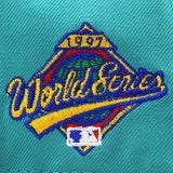 ニューエラ キャップ 59FIFTY フロリダ マーリンズ MLB 1997 WORLD SERIES ALTERNATE FITTED CAP TEAL