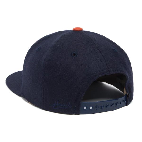 フッドハット スナップバックキャップ 8-MILE SNAPBACK CAP NAVY HOOD ...