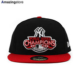 DEADSTOCK ニューエラ キャップ 59FIFTY ニューヨーク ヤンキース  MLB 2009 WORLD SERIES CHAMPIONS CREST FITTED CAP BLACK-RED  NEW ERA NEW YORK YANKEES