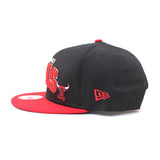 ニューエラ キャップ 9FIFTY スナップバック シカゴ ブルズ  NBA HWC CHENILLE-ARCH SNAPBACK CAP BLACK-RED  NEW ERA CHICAGO BULLS