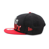 ニューエラ キャップ 9FIFTY スナップバック シカゴ ブルズ  SAILTIP SNAPBACK CAP BLACK-RED  NEW ERA CHICAGO BULLS