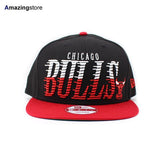 ニューエラ キャップ 9FIFTY スナップバック シカゴ ブルズ  SAILTIP SNAPBACK CAP BLACK-RED  NEW ERA CHICAGO BULLS