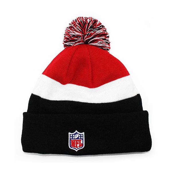 ニューエラ ニットキャップビーニー アトランタ ファルコンズ  NFL STADIUM SPORT KNIT BEANIE BLACK  NEW ERA ATLANTA FALCONS