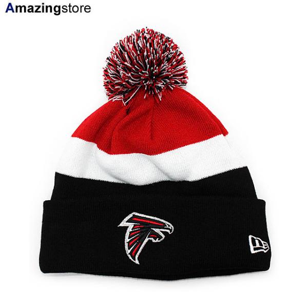 ニューエラ ニットキャップビーニー アトランタ ファルコンズ  NFL STADIUM SPORT KNIT BEANIE BLACK  NEW ERA ATLANTA FALCONS