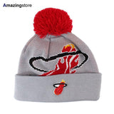 ニューエラ ニットキャップ ビーニー マイアミ ヒート NBA HWC-BIGGIE KNIT BEANIE GREY  NEW ERA MIAMI HEAT