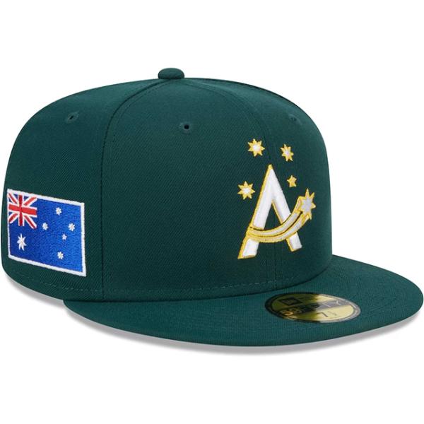 ニューエラ キャップ 59FIFTY WBC オーストラリア 2023 WORLD BASEBALL CLASSIC FITTED CAP GREEN  NEW ERA AUSTRALIA