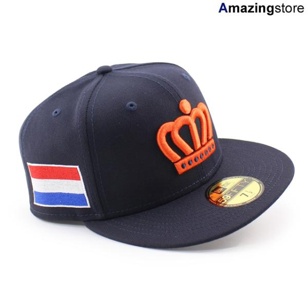 ニューエラ キャップ 59FIFTY WBC オランダ 帽子 2023 WORLD BASEBALL CLASSIC FITTED CAP NAVY NEW ERA NETHERLANDS