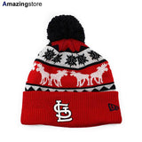 ニューエラ ニットキャップ ビーニー セントルイス カージナルス  MLB THE MOOSER KNIT BEANIE RED  NEW ERA ST.LOUIS CARDINALS