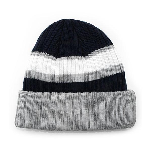 ニューエラ ニットキャップ ビーニー ダラス カウボーイズ  NFL RIB START KNIT BEANIE NAVY-GREY  NEW ERA DALLAS COWBOYS