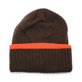 ニューエラ ニットキャップビーニー クリーブランド ブラウンズ  NFL RIBBED-UP KNIT BEANIE BROWN  NEW ERA CLEVELAND BROWNS