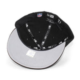 ニューエラ キャップ 59FIFTY シアトル シーホークス  NFL TEAM-BASIC FITTED CAP BLACK-WHITE  NEW ERA SEATTLE SEAHAWKS