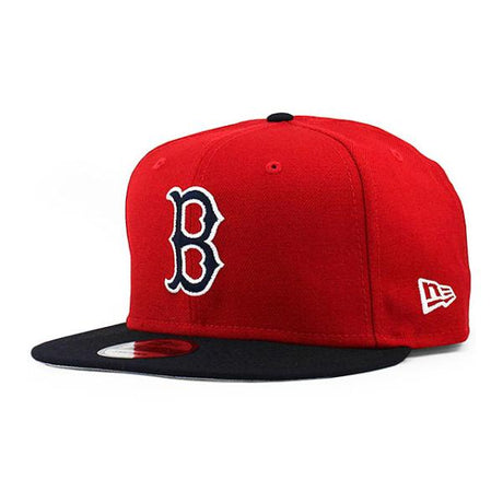 ニューエラ キャップ 9FIFTY ボストン レッドソックス  MLB 1975-78 COOPERSTOWN REPLICA SNAPBACK CAP RED-NAVY  NEW ERA BOSTON RED SOX