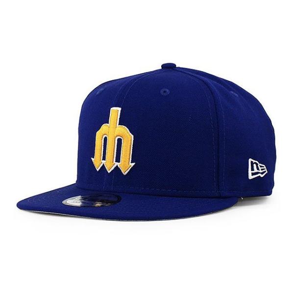 MLB マリナーズ　pillbox ベースボールキャップ 80s 90s エレッセ 80 ー 90s ヴィンテージ ボールキャップ （ OS