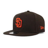 ニューエラ キャップ 9FIFTY サンディエゴ パドレス  MLB 1985-90 COOPERSTOWN REPLICA SNAPBACK CAP BROWN-ORANGE  NEW ERA SAN DIEGO PADRES