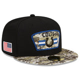 ニューエラ キャップ 59FIFTY インディアナポリス コルツ NFL 2021 SALUTE-TO-SERVICE BLACK-DESERT CAMO  NEW ERA INDIANAPOLIS COLTS