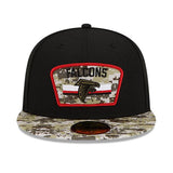 ニューエラ キャップ 59FIFTY アトランタ ファルコンズ NFL 2021 SALUTE-TO-SERVICE BLACK-DESERT CAMO  NEW ERA ATLANTA FALCONS