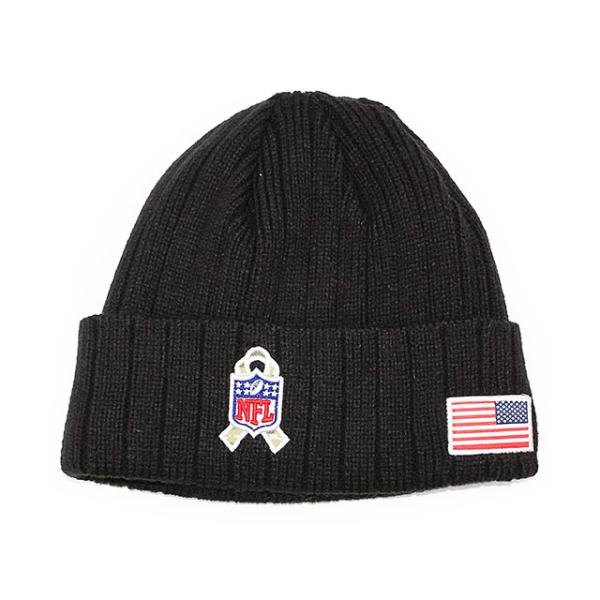 ニューエラ ニットキャップ ビーニー クリーブランド ブラウンズ  NFL 2021 SALUTE-TO-SERVICE KNIT BEANIE BLACK  NEW ERA CLEVELAND BROWNS