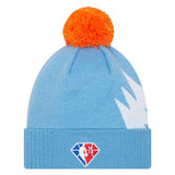 ニューエラ ニットキャップ ビーニー ロサンゼルス クリッパーズ  NBA 2021-22 CITY EDITION POM KNIT BEANIE CAP SKY BLUE  NEW ERA LOS ANGELES CLIPPERS