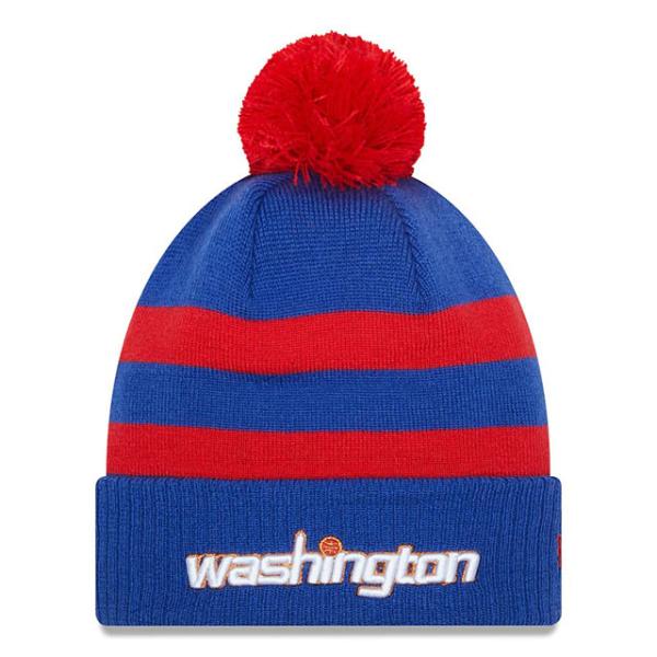 ニューエラ ニットキャップ ビーニー ワシントン ウィザーズ  NBA 2021-22 CITY EDITION POM KNIT BEANIE CAP BLUE  NEW ERA WASHINGTON WIZARDS