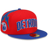 ニューエラ キャップ 59FIFTY デトロイト ピストンズ 2022 NBA CITY EDITION FITTED CAP RED-ROYAL BLUE  NEW ERA DETROIT PISTONS