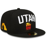 ニューエラ キャップ 59FIFTY ユタ ジャズ 2022 NBA CITY EDITION FITTED CAP BLACK  NEW ERA UTAH JAZZ