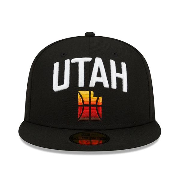 ニューエラ キャップ 59FIFTY ユタ ジャズ 2022 NBA CITY EDITION FITTED CAP BLACK  NEW ERA UTAH JAZZ