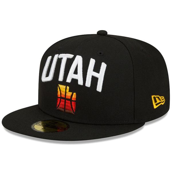 ニューエラ キャップ 59FIFTY ユタ ジャズ 2022 NBA CITY EDITION FITTED CAP BLACK  NEW ERA UTAH JAZZ