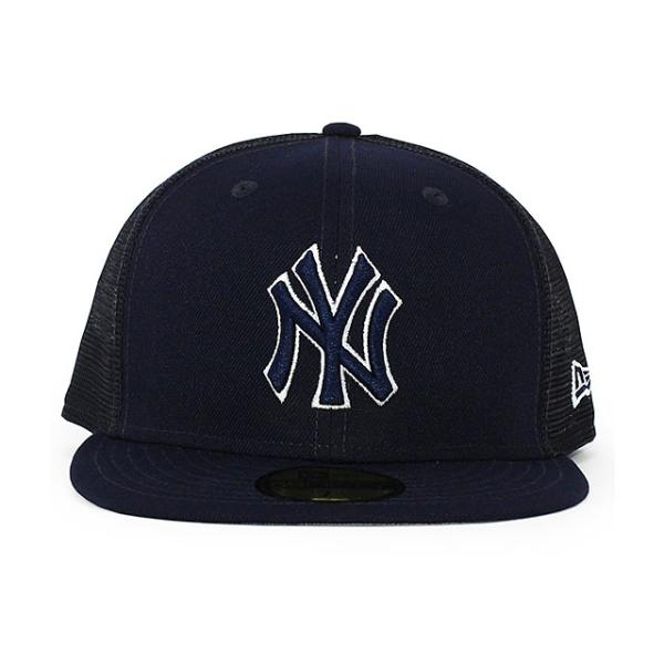 ニューエラ キャップ 59FIFTY ニューヨーク ヤンキース  2022 MLB BATTING PRACTICE BP TRUCKER FITTED CAP NAVY  NEW ERA NEW YORK YANKEES