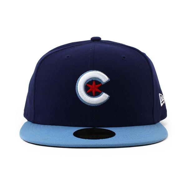 シティコネクト ニューエラ キャップ 59FIFTY シカゴ カブス  2022 MLB CITY CONNECT FITTED CAP NAVY-SKY BLUE  NEW ERA CHICAGO CUBS