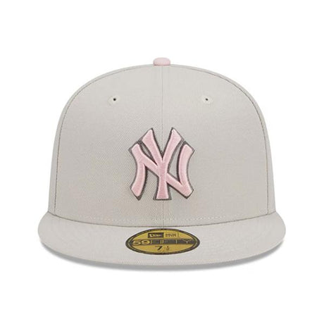 母の日モデル ニューエラ キャップ 59FIFTY ニューヨーク ヤンキース MLB 2023 MOTHERS DAY FITTED CAP STONE PINK BOTTOM NEW ERA NEW YORK YANKEES