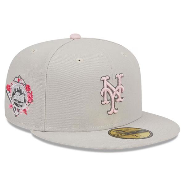 母の日モデル ニューエラ キャップ 59FIFTY ニューヨーク メッツ MLB 2023 MOTHERS DAY FITTED CAP STONE PINK BOTTOM NEW ERA NEW YORK METS