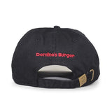 ハーフタイムワークス ロープロファイルキャップ DOMINO'S BURGER DAD HAT BLK HALFTIME WORKS