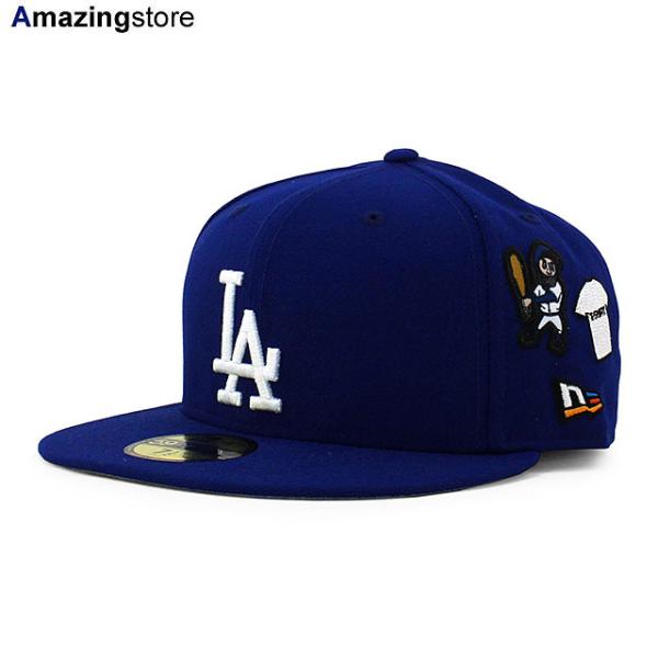 MLBコラボ ニューエラ キャップ 59FIFTY ジョーフレッシュグッズ ロサンゼルス ドジャース COLLABO FITTED CAP RYL  BLUE NEW ERA JOE FRESHGOODS