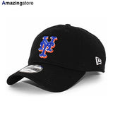 ニューエラ キャップ 9TWENTY ニューヨーク メッツ MLB WASHED COTTON STRAPBACK CAP BLACK NEW ERA NEW YORK METS