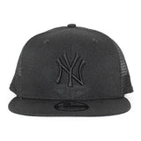 ニューエラ キャップ 9FIFTY ニューヨーク ヤンキース MLB TEAM BASIC TRUCKER MESH CAP BLACKOUT NEW ERA NEW YORK YANKEES