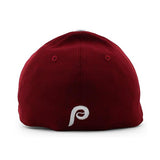 ニューエラ キャップ 39THIRTY フィラデルフィア フィリーズ  MLB TEAM CLASSIC FLEX FIT CAP MAROON  NEW ERA PHILADELPHIA PHILLIES