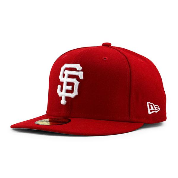 ニューエラ キャップ 59FIFTY サンフランシスコ ジャイアンツ MLB TEAM BASIC FITTED CAP RED WHITE NEW ERA SAN FRANCISCO GIANTS