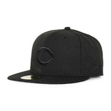 ニューエラ キャップ 59FIFTY シンシナティ レッズ MLB TEAM BASIC FITTED CAP BLACKOUT