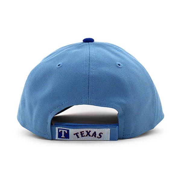 ニューエラ キャップ 9FORTY テキサス レンジャーズ  MLB THE LEAGUE ALTERNATE-2 ADJUSTABLE CAP LT BLUE-RYL BLUE  NEW ERA TEXAS RANGERS