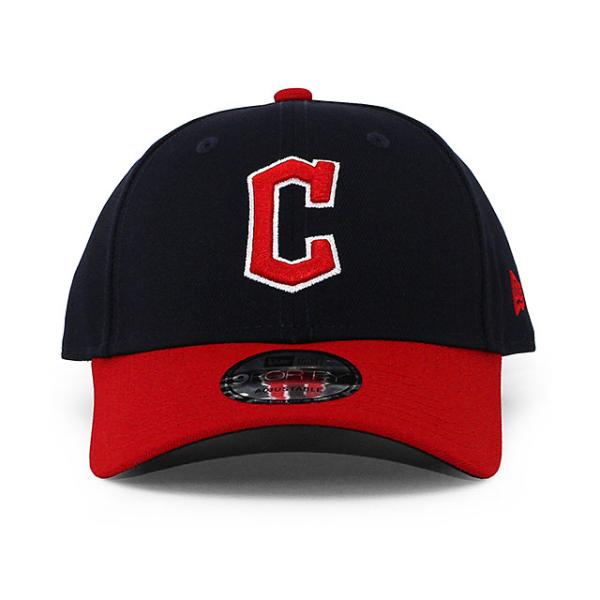 ニューエラ キャップ 9FORTY クリーブランド ガーディアンズ MLB THE LEAGUE HOME ADJUSTABLE CAP NAVY RED NEW ERA CLEVELAND GUARDIANS