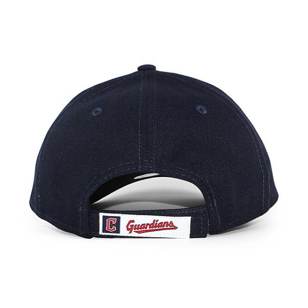 ニューエラ キャップ 9FORTY クリーブランド ガーディアンズ MLB THE LEAGUE ROAD ADJUSTABLE CAP NAVY