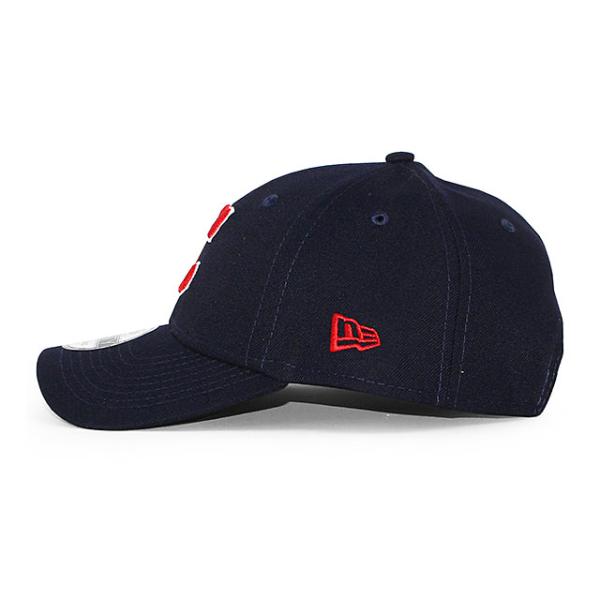 ニューエラ キャップ 9FORTY クリーブランド ガーディアンズ MLB THE LEAGUE ROAD ADJUSTABLE CAP NAVY