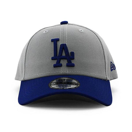 ニューエラ キャップ 9FORTY ロサンゼルス ドジャース  MLB THE LEAGUE ADJUSTABLE CAP GREY-RYL BLUE  NEW ERA LOS ANGELES DODGERS