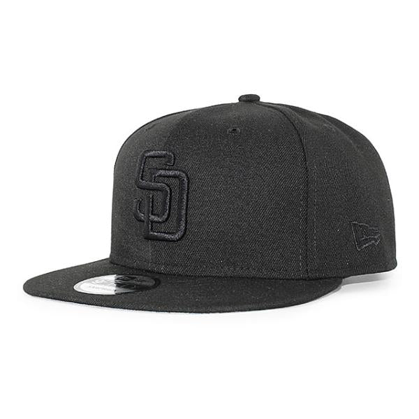 ニューエラ キャップ 9FIFTY スナップバック サンディエゴ パドレス MLB TEAM BASIC SNAPBACK CAP BLACKOUT NEW ERA SAN DIEGO PADRES