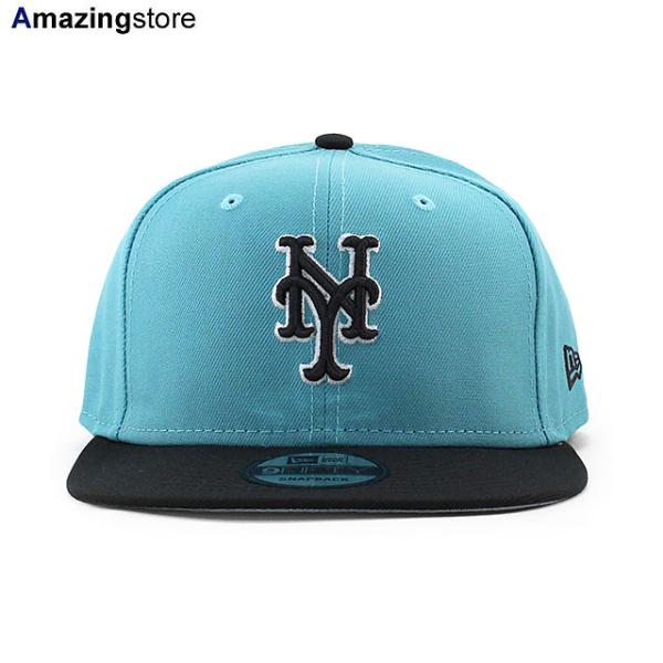 ニューエラ キャップ 9FIFTY ニューヨーク メッツ MLB 2T TEAM BASIC SNAPBACK CAP LIGHT BLUE CHARCOAL NEW ERA NEW YORK METS