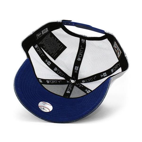 ニューエラ キャップ 9FORTYトロント ブルージェイズ  MLB COOPERSTOWN 1977 WASHED TRUCKER MESH CAP BLUE  NEW ERA TORONTO BLUE JAYS