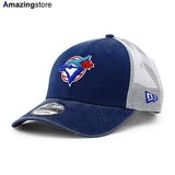 ニューエラ キャップ 9FORTYトロント ブルージェイズ  MLB COOPERSTOWN 1977 WASHED TRUCKER MESH CAP BLUE  NEW ERA TORONTO BLUE JAYS