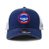 ニューエラ 9FORTY メッシュキャップ シカゴ カブス MLB COOPERSTOWN 1984 WASHED TRUCKER MESH CAP BLUE NEW ERA CHICAGO CUBS