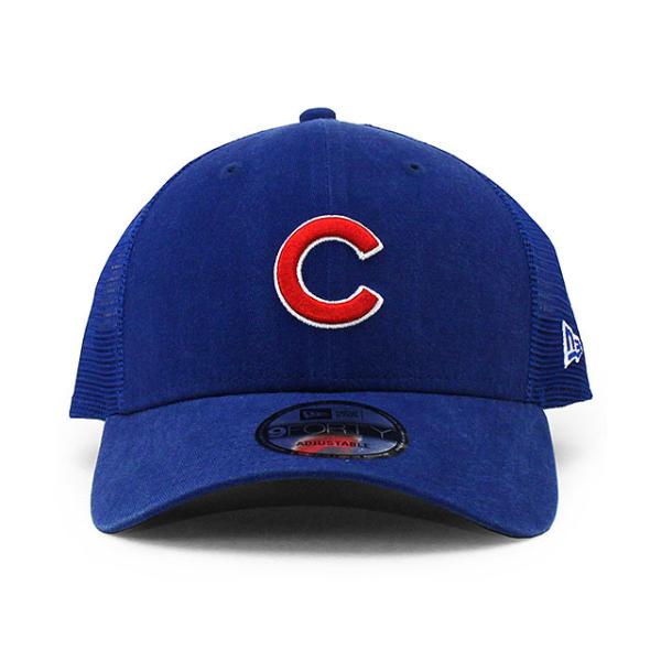 ニューエラ 9FORTY メッシュキャップ シカゴ カブス MLB TRUCKER MESH CAP ROYAL BLUE NEW ERA CHICAGO CUBS